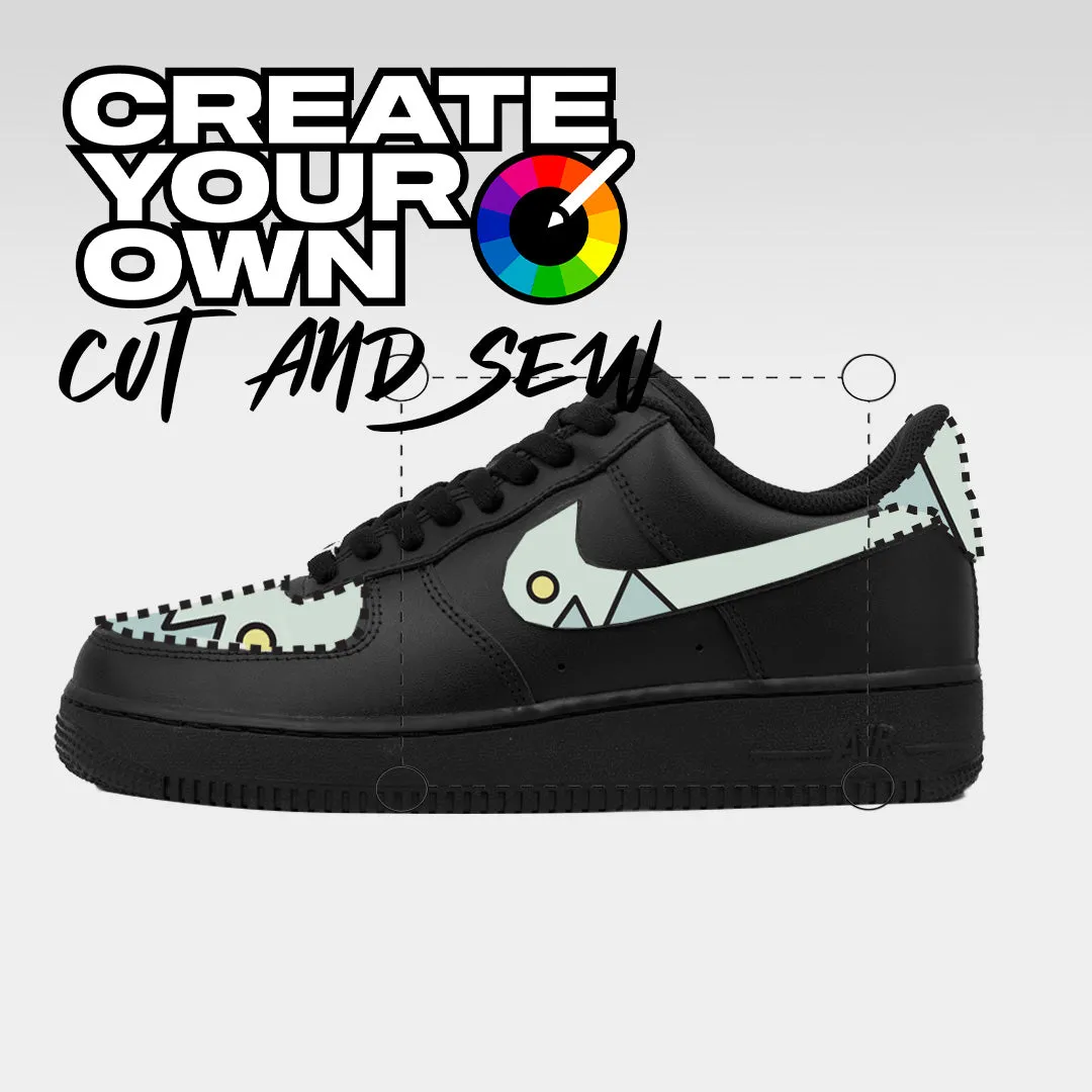 Cut & Sew (Create Your Own) - Black Air Force 1 Custom