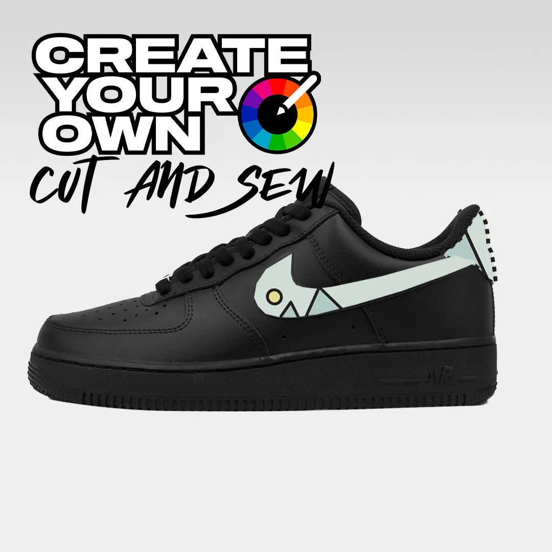 Cut & Sew (Create Your Own) - Black Air Force 1 Custom