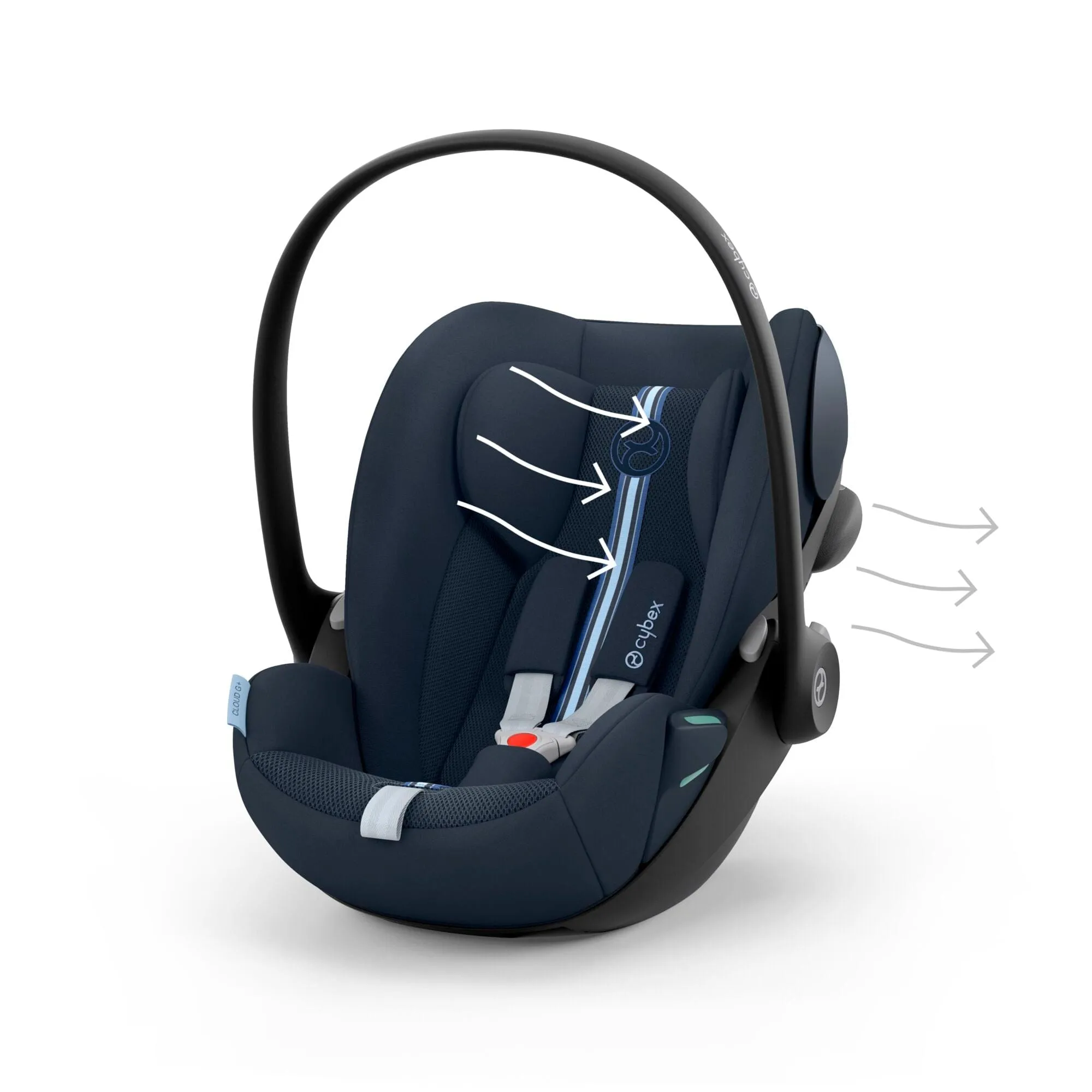 Cybex Cloud G i-Size PLUS Rotating Baby Car Seat - Ocean Blue