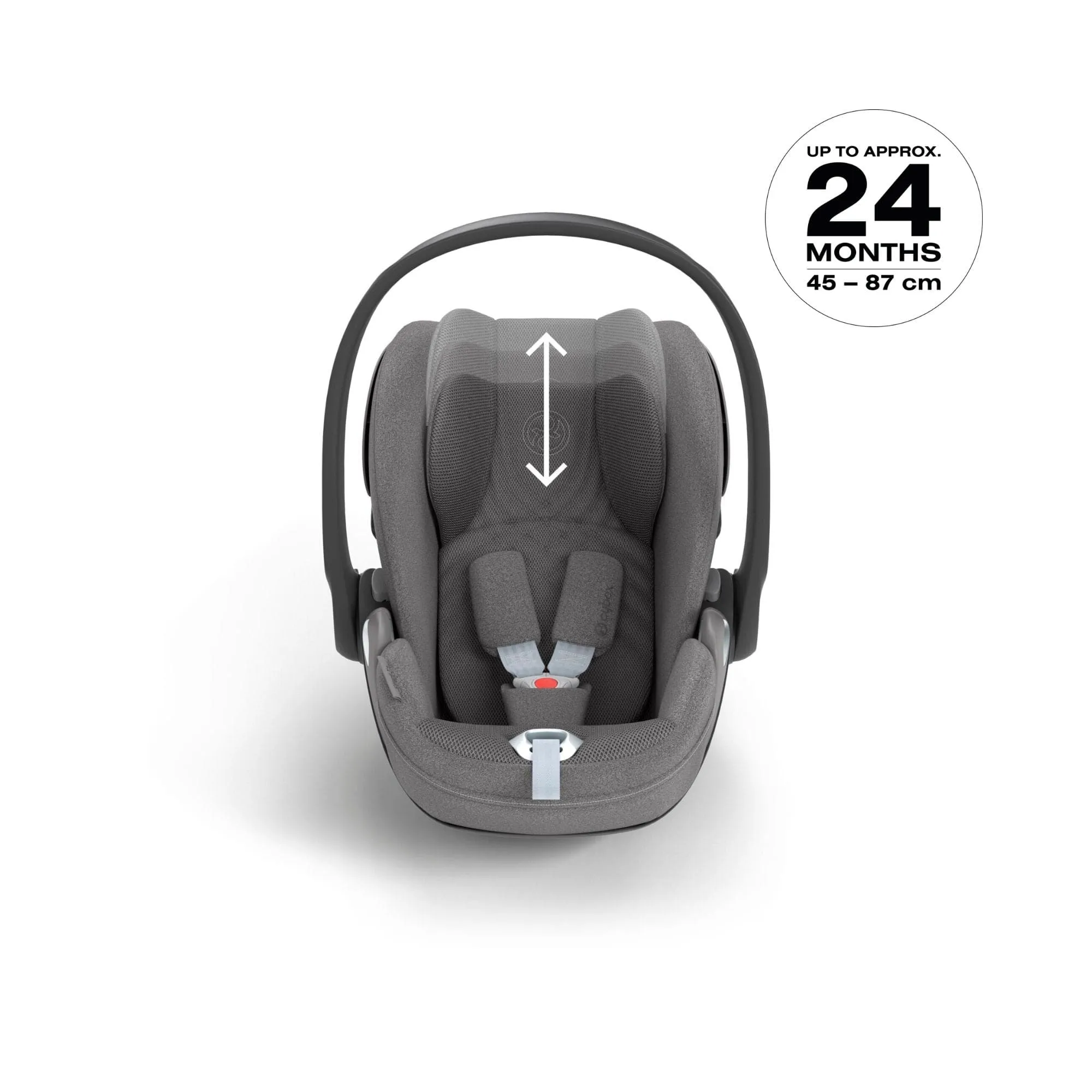 Cybex Cloud T i-Size PLUS Rotating Baby Car Seat - Mirage Grey