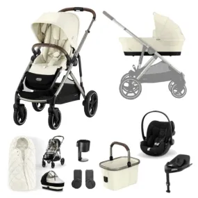 Cybex Gazelle S, Cloud G Travel System -  Taupe / Seashell Beige