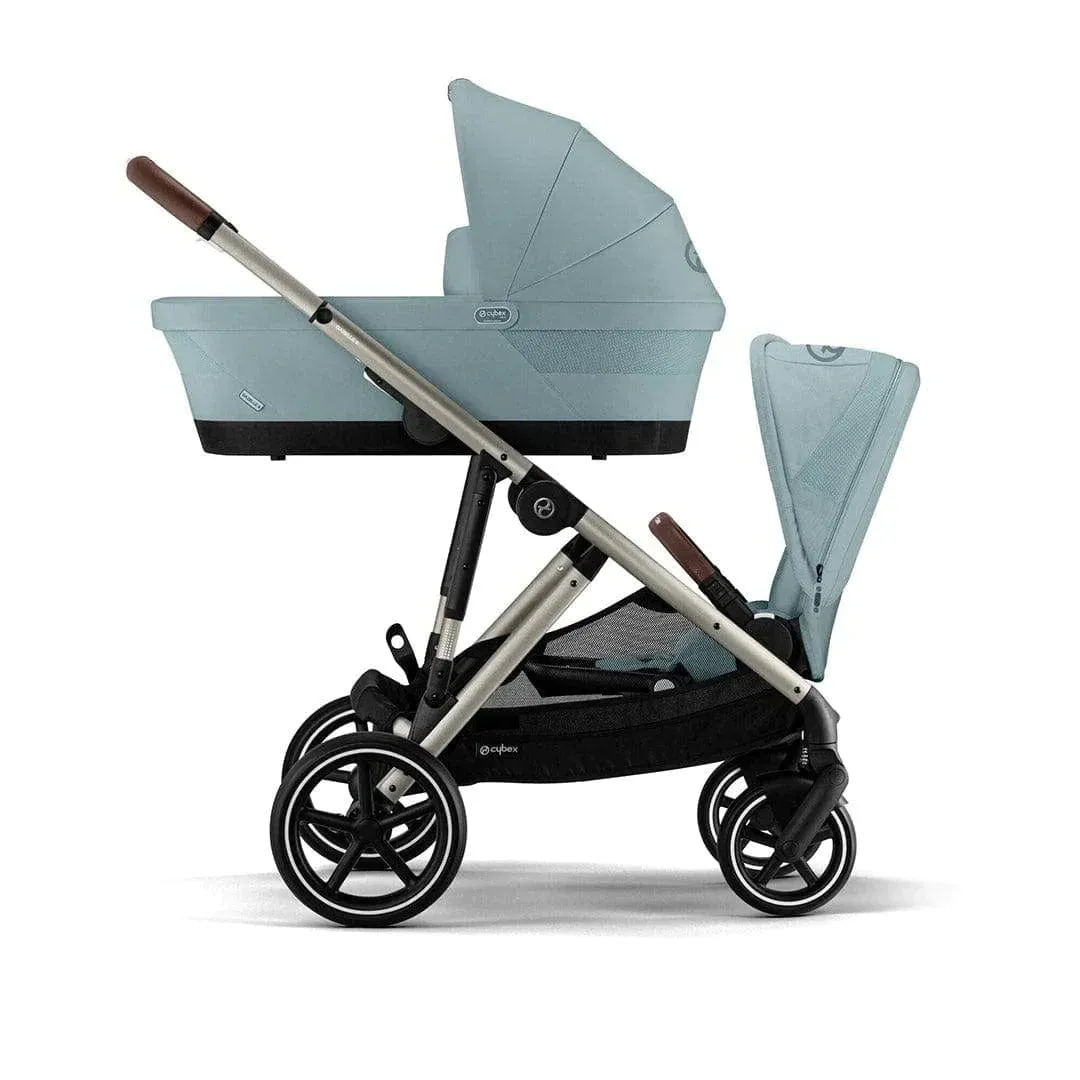 Cybex Gazelle S, Cloud G Travel System - Taupe / Sky Blue