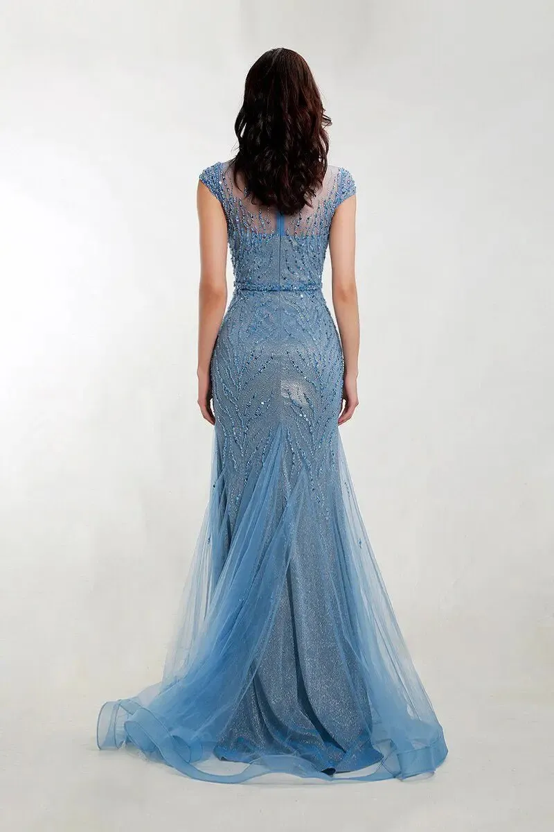 DAISY - Beading Mermaid Maxi Dress