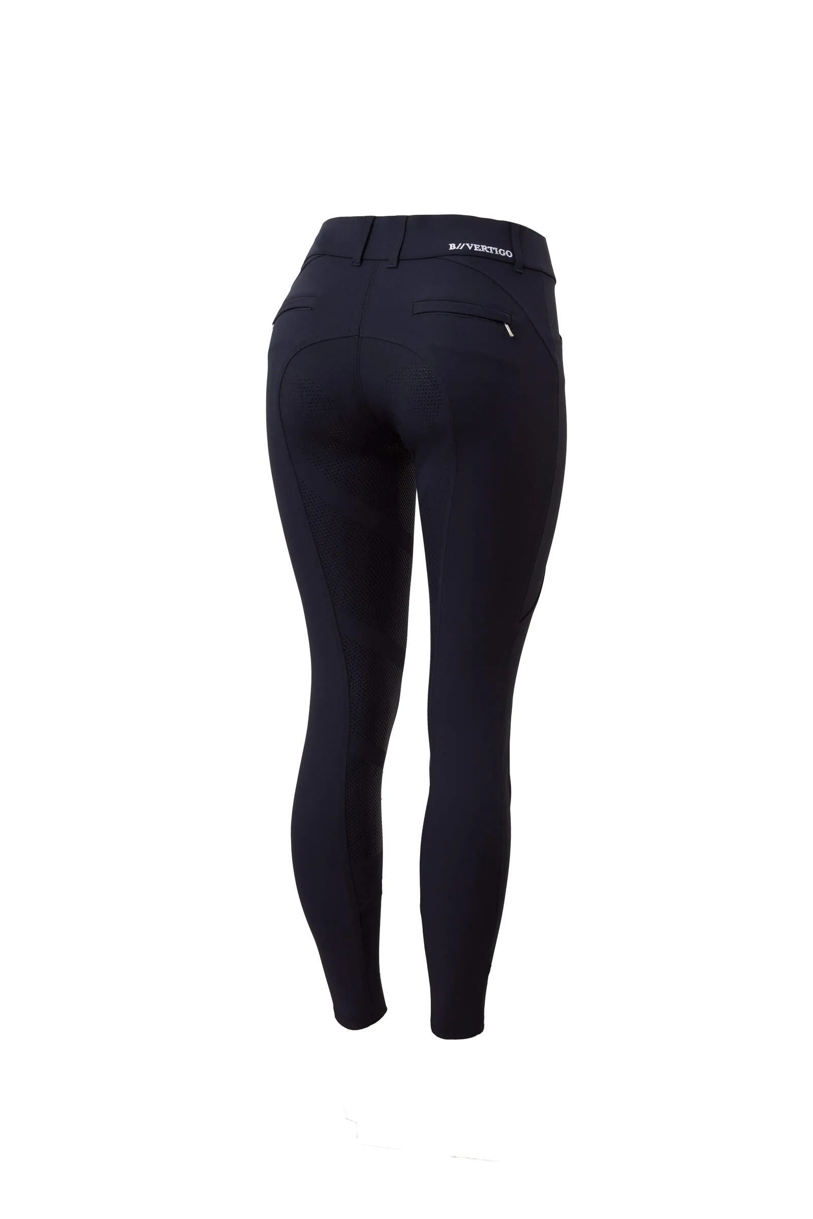 Davina Women's Mid Rise Full Seat Breeches with Phone Pockets