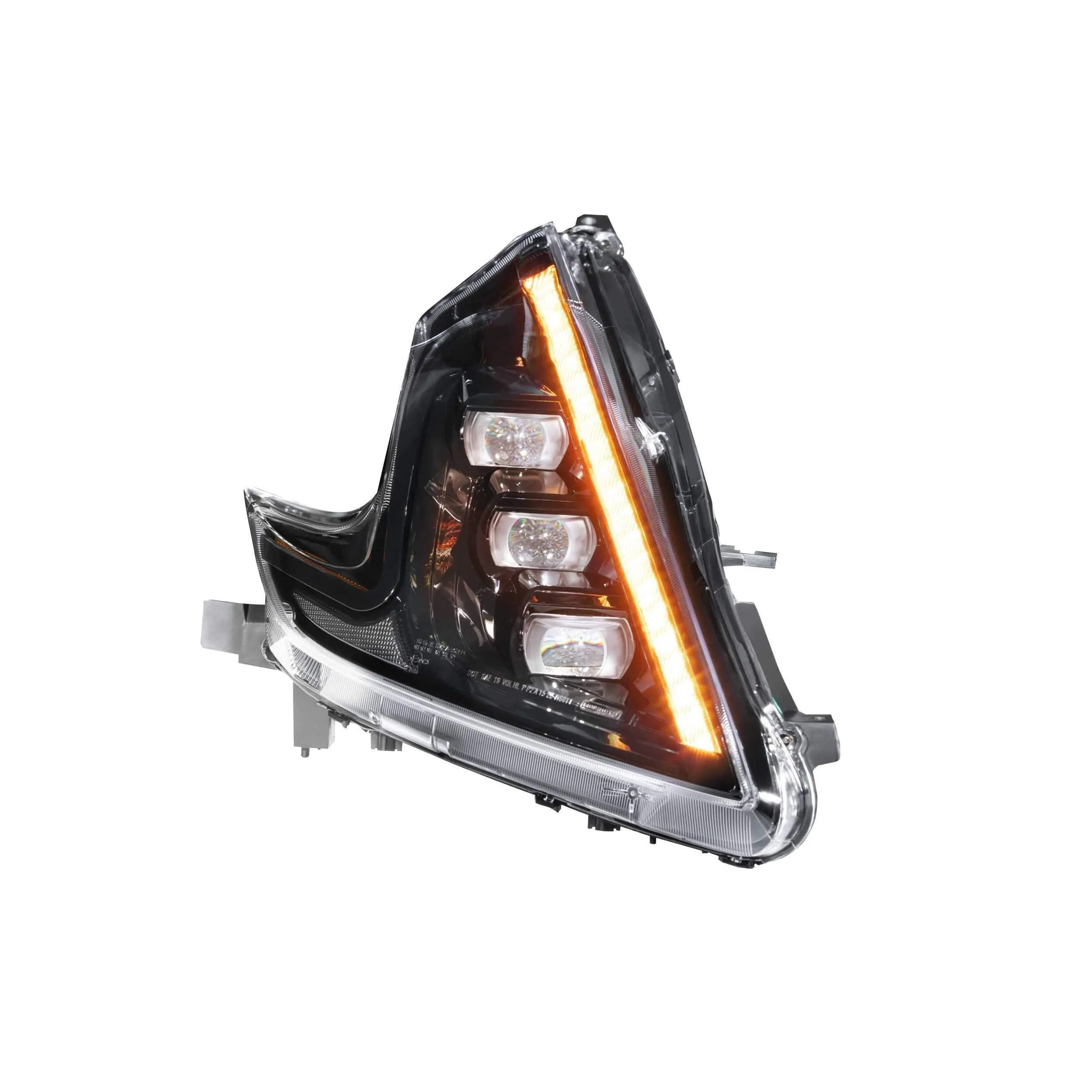 Nissan 370Z 2009-2020 XB LED Black Headlights, Right-Hand Drive - Model LF474-RHD