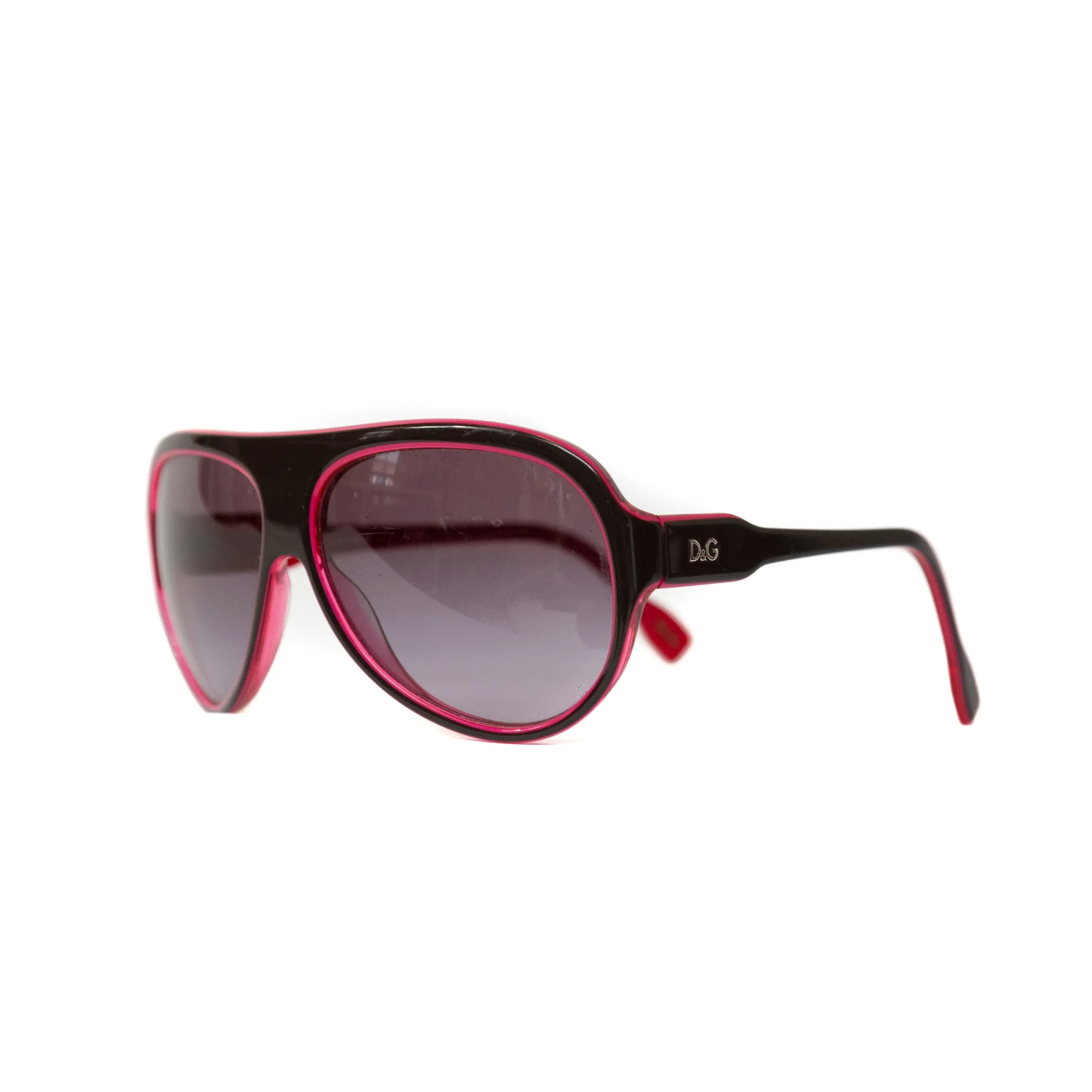 Dolce & Gabbana Two Tone Aviator Sunglasses