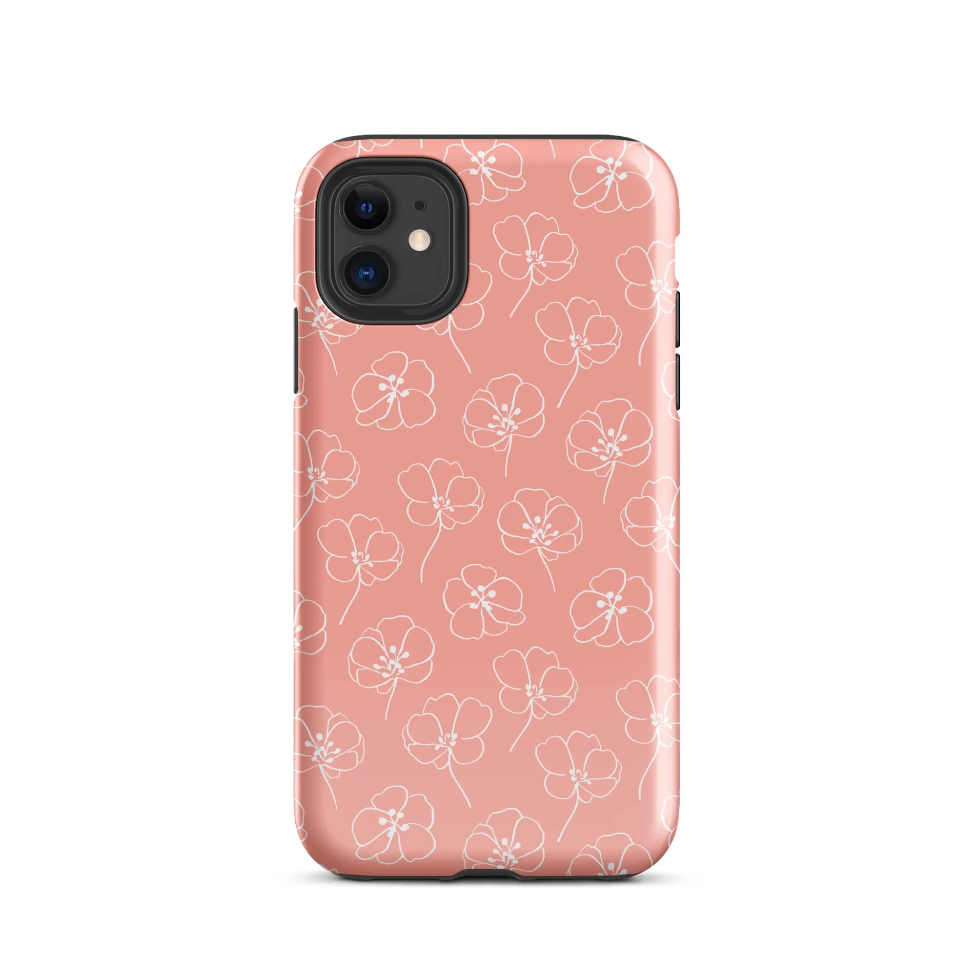 Doodle Blossom Design Premium iPhone Case