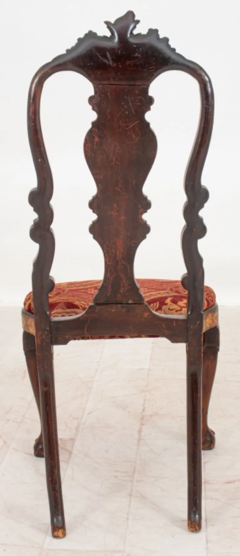 Dutch Baroque Style Marquetry Side Chair, 19th C.