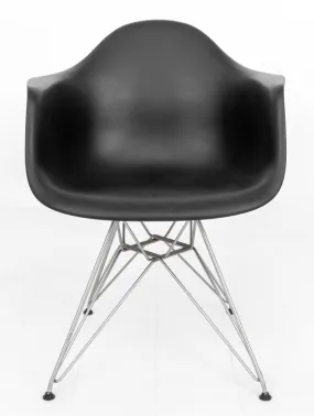 Eames for Miller Black Shell Armchair