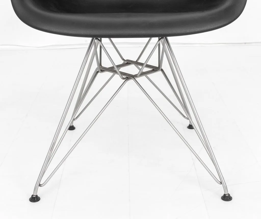 Eames for Miller Black Shell Armchair