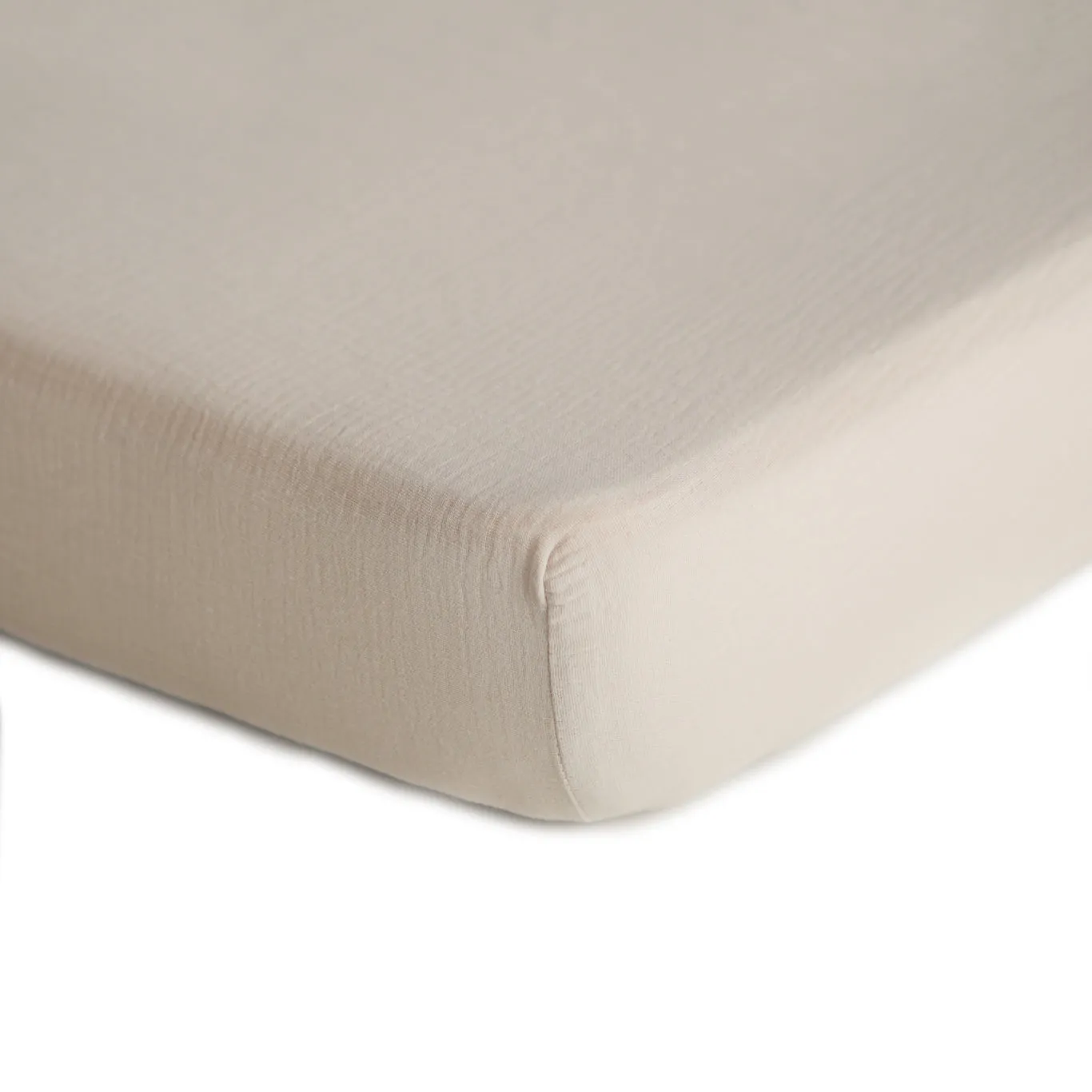 Extra Soft Muslin Crib Sheet (Fog)