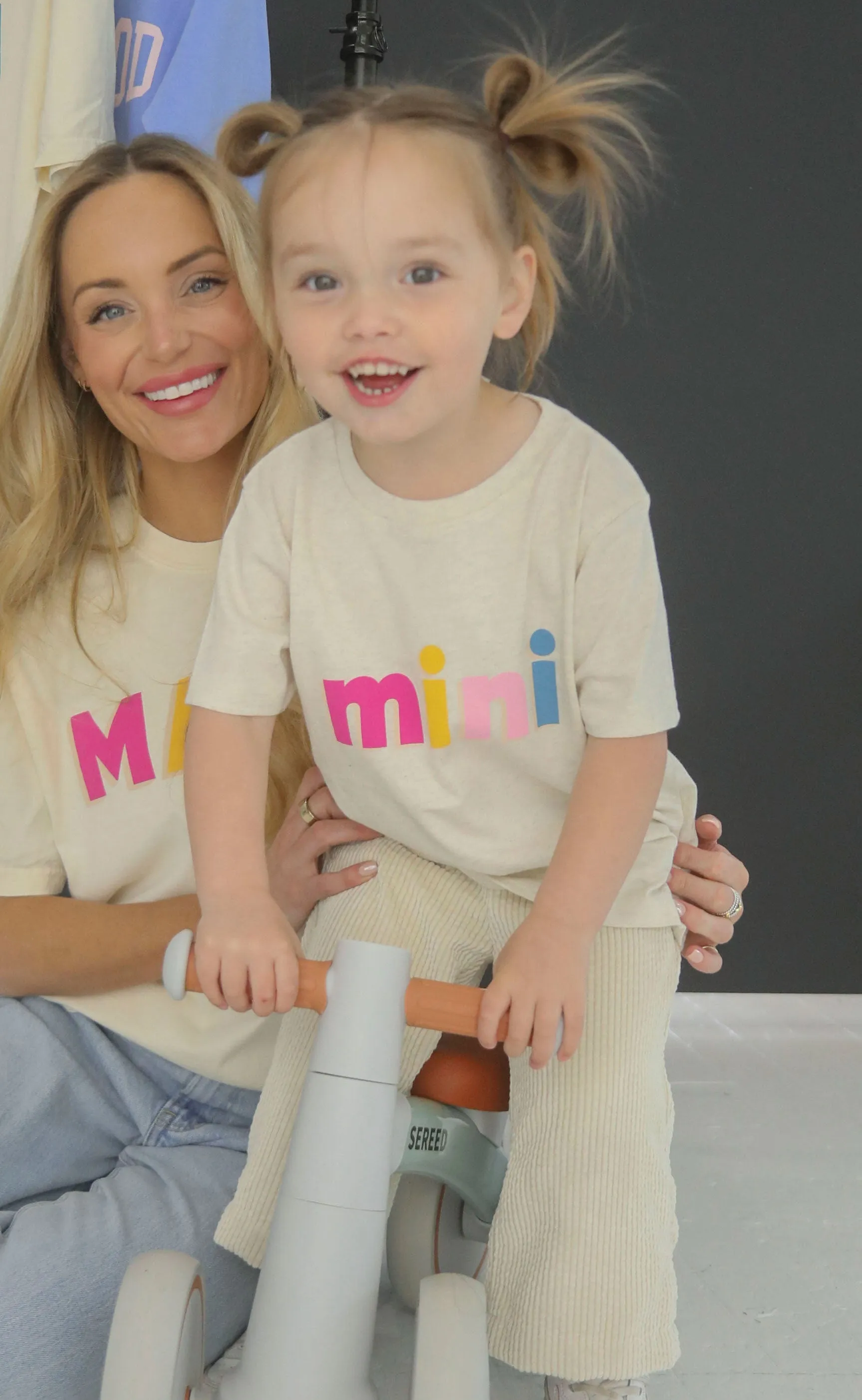 friday   saturday: mini color block toddler tee