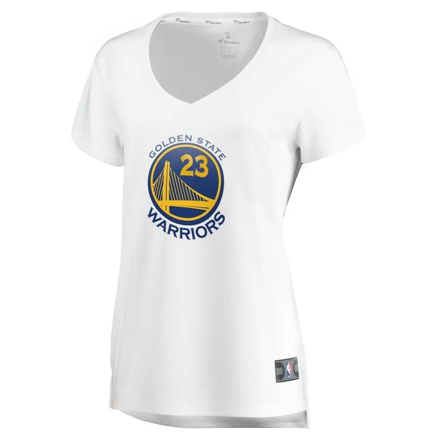 Golden State Warriors Draymond Green Fanatics Branded Fast Break Player Association Jersey Womens - White | Ireland A0753Z9