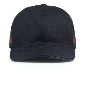 Gucci GG Canvas Black Baseball Cap