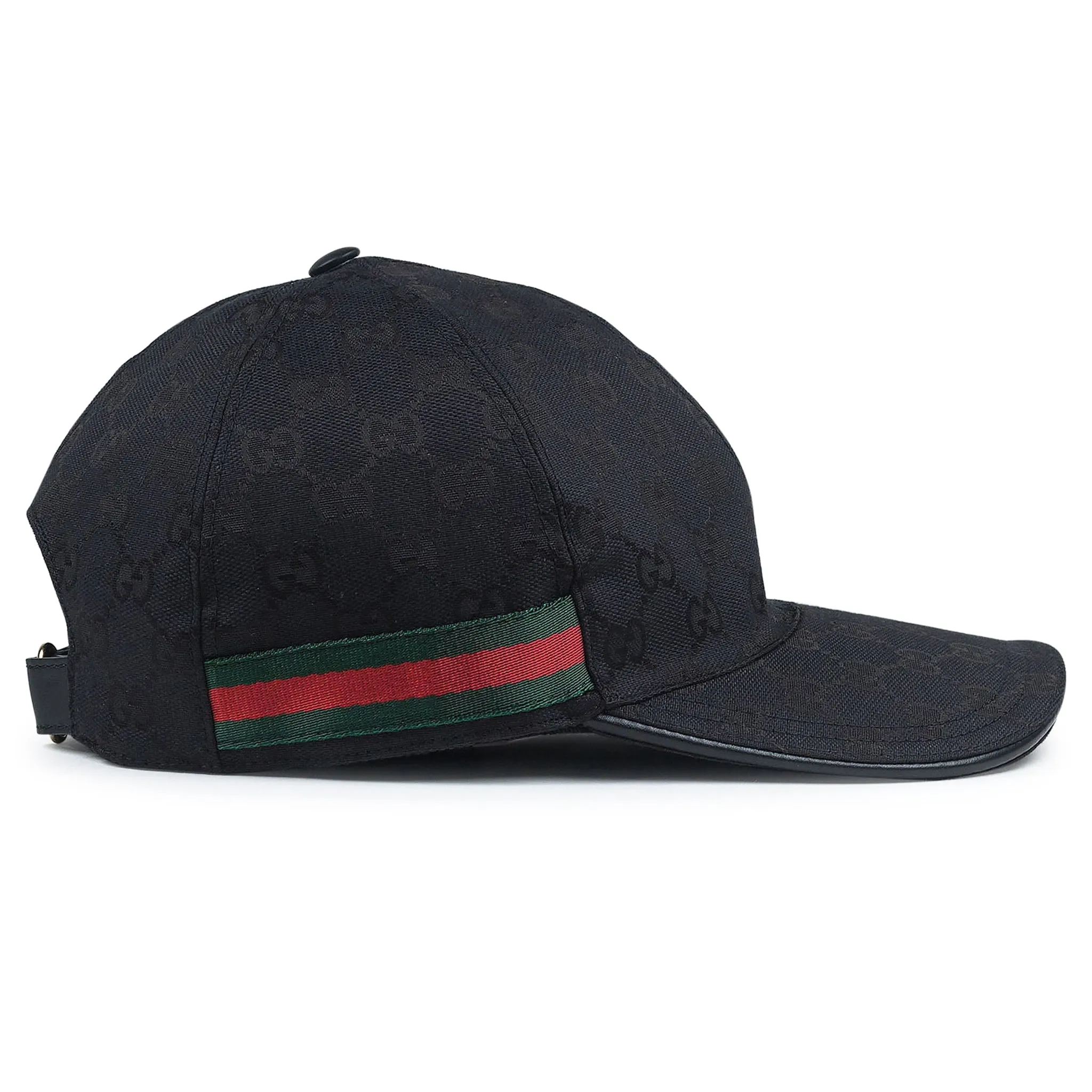 Gucci GG Canvas Black Baseball Cap