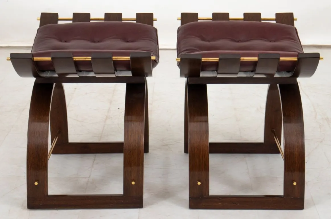 Harvey Probber Pair of "Knights" Benches