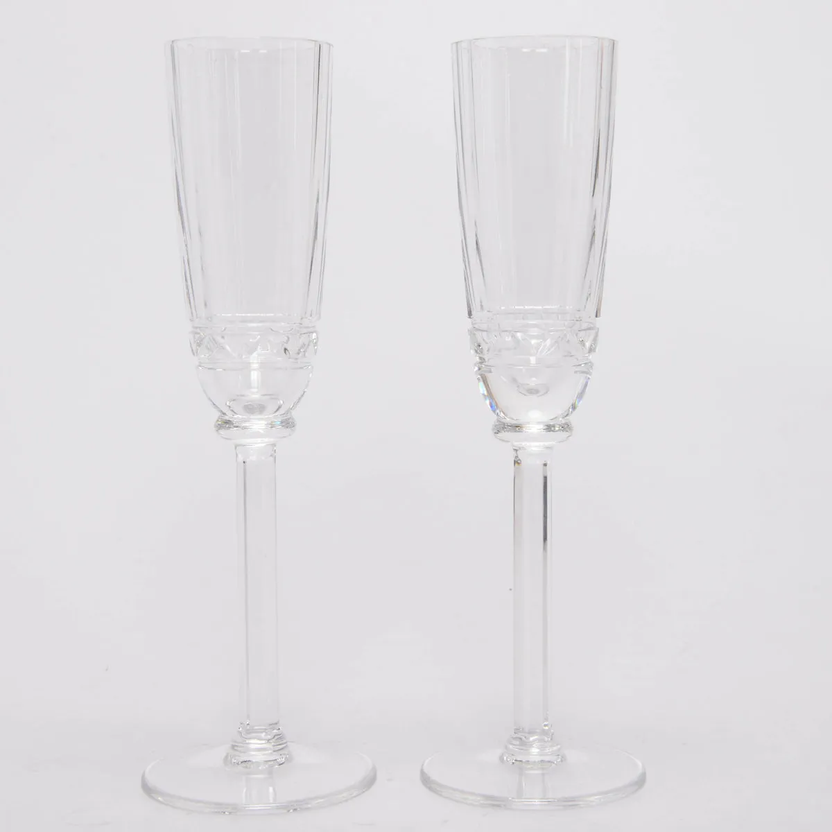 Hermes Crystal Iskender Champagne Flute Set