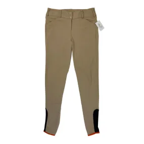 Hermés Jump Knee Patch Breeches in Tan - Women's GE 40/US 28