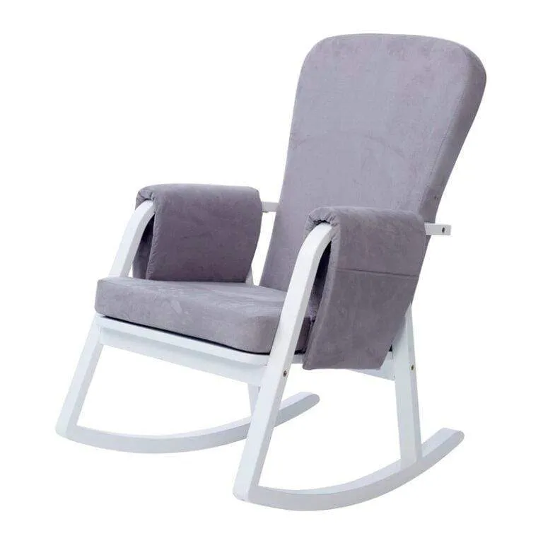 Ickle Bubba Dursley Rocking Chair - Pearl Grey