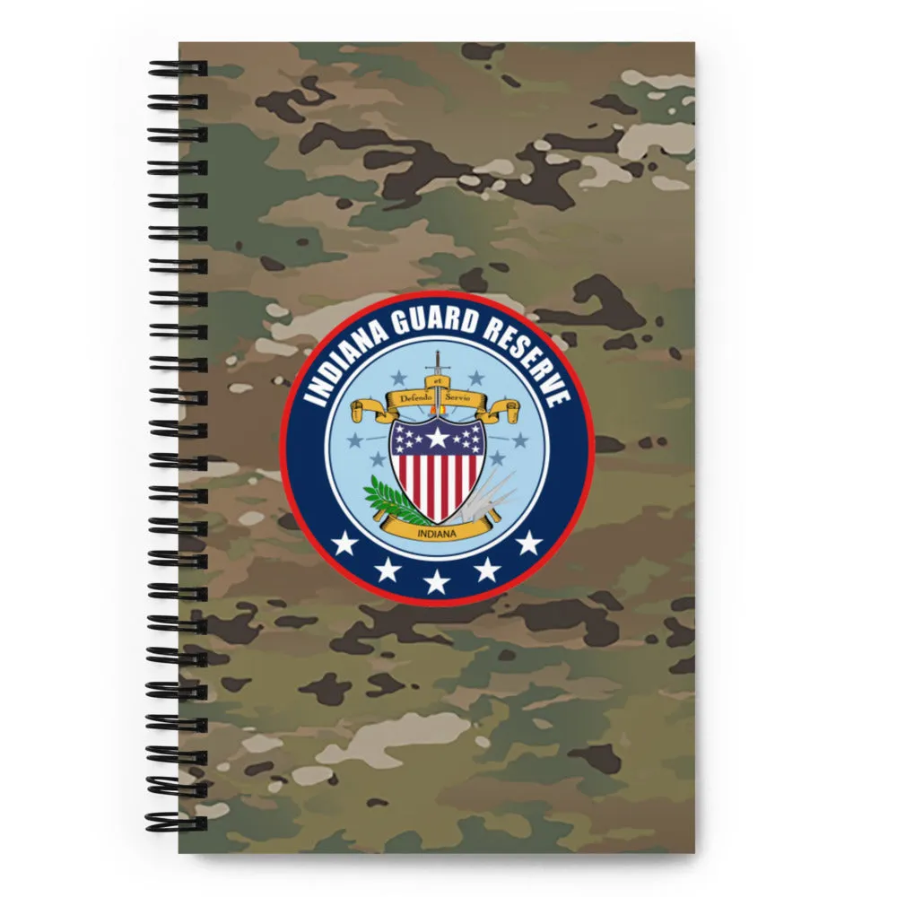 Indiana Guard Reserve Spiral Notebook