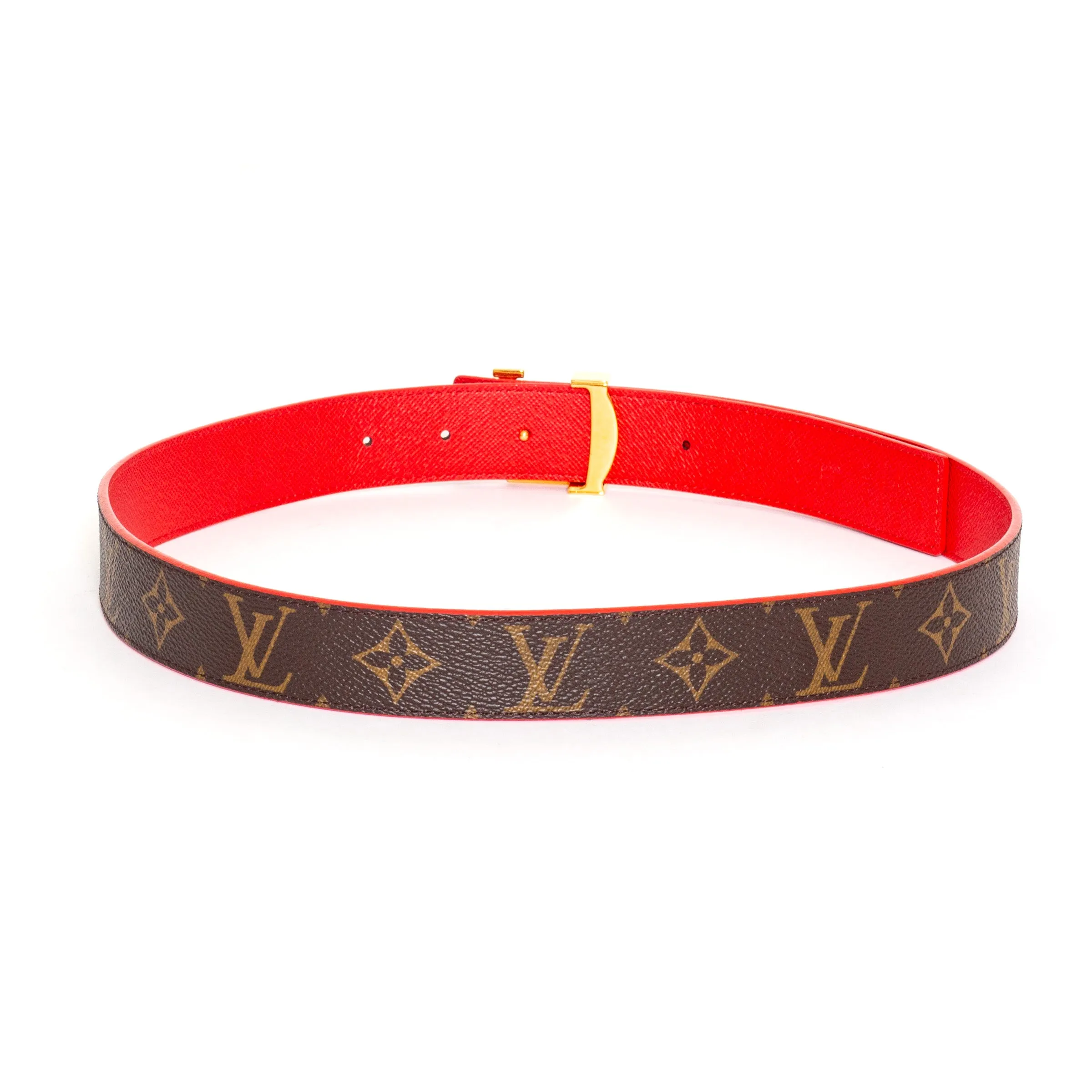 Initiales LV Reversible Monogram Belt 80cm