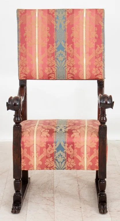 Italian Baroque Style Arm Chair, 19th C