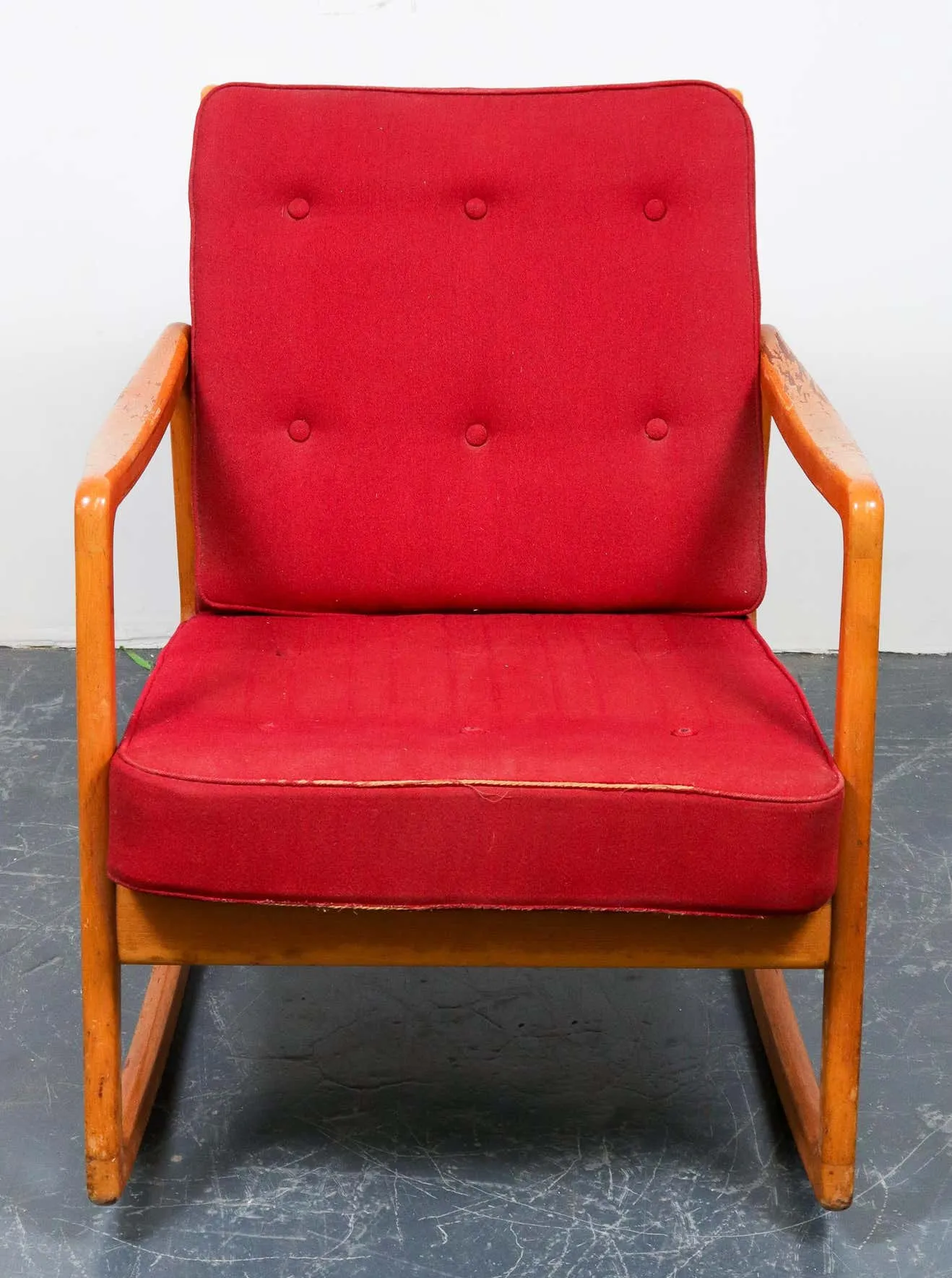 John Stuart American Mid-Century Modern Rocking Chair