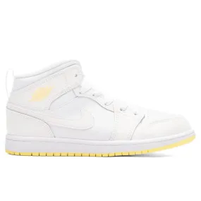 Jordan 1 Mid (PS) - Sail/Lt Laser Orange/White