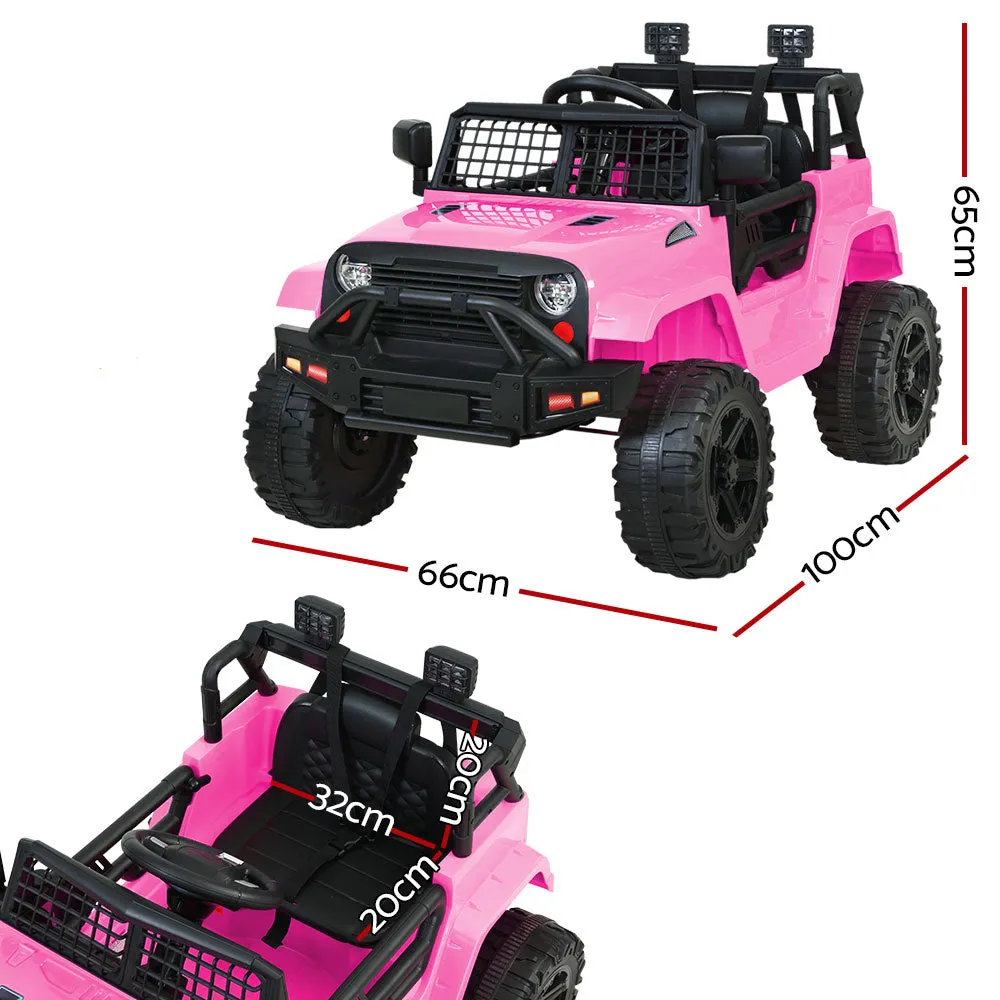 Kids Jeep Ride On Car With Remote Control Pink