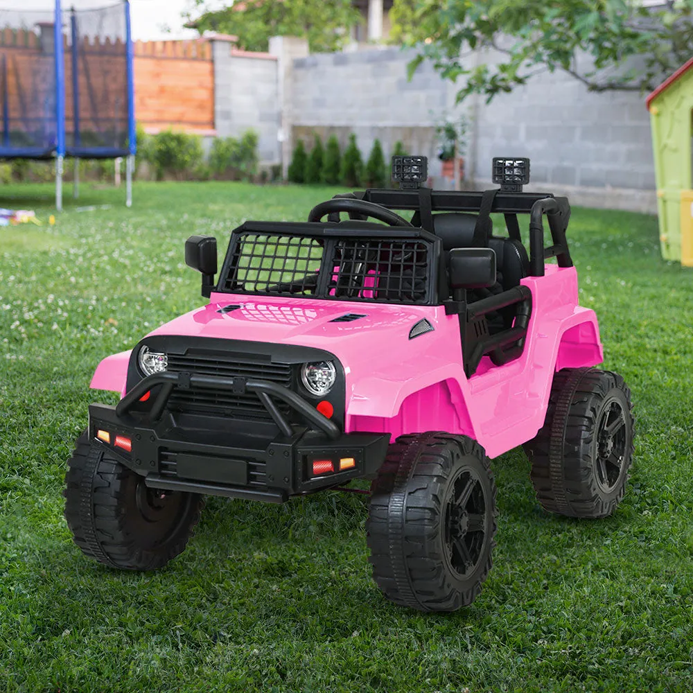 Kids Jeep Ride On Car With Remote Control Pink