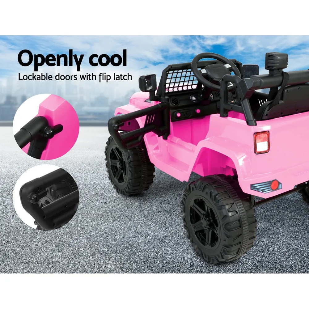 Kids Jeep Ride On Car With Remote Control Pink