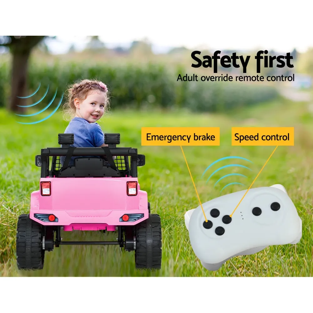 Kids Jeep Ride On Car With Remote Control Pink