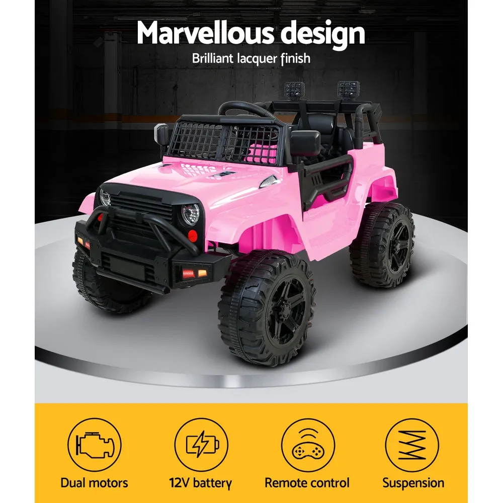 Kids Jeep Ride On Car With Remote Control Pink