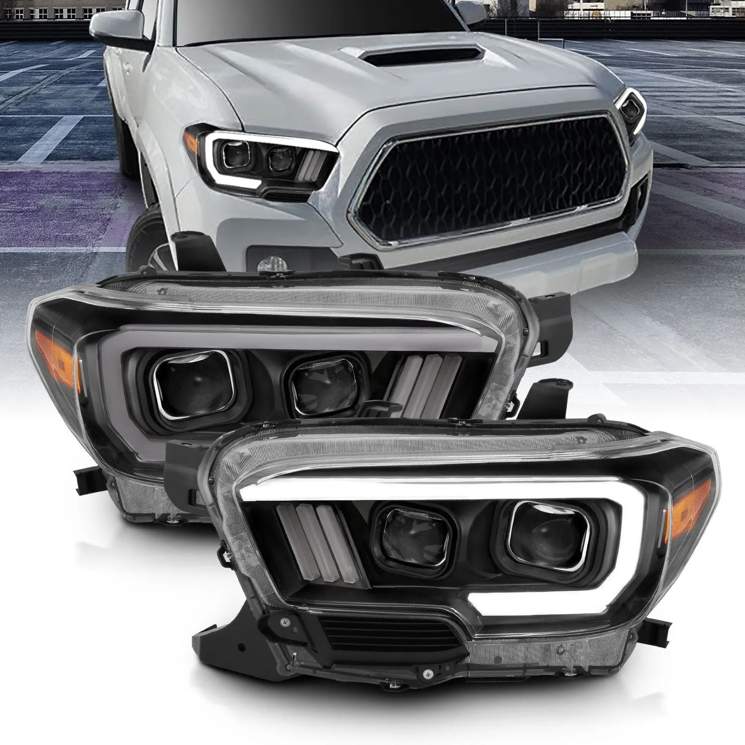 LED Plank Style Projector Headlights Tacoma (2016-2023)