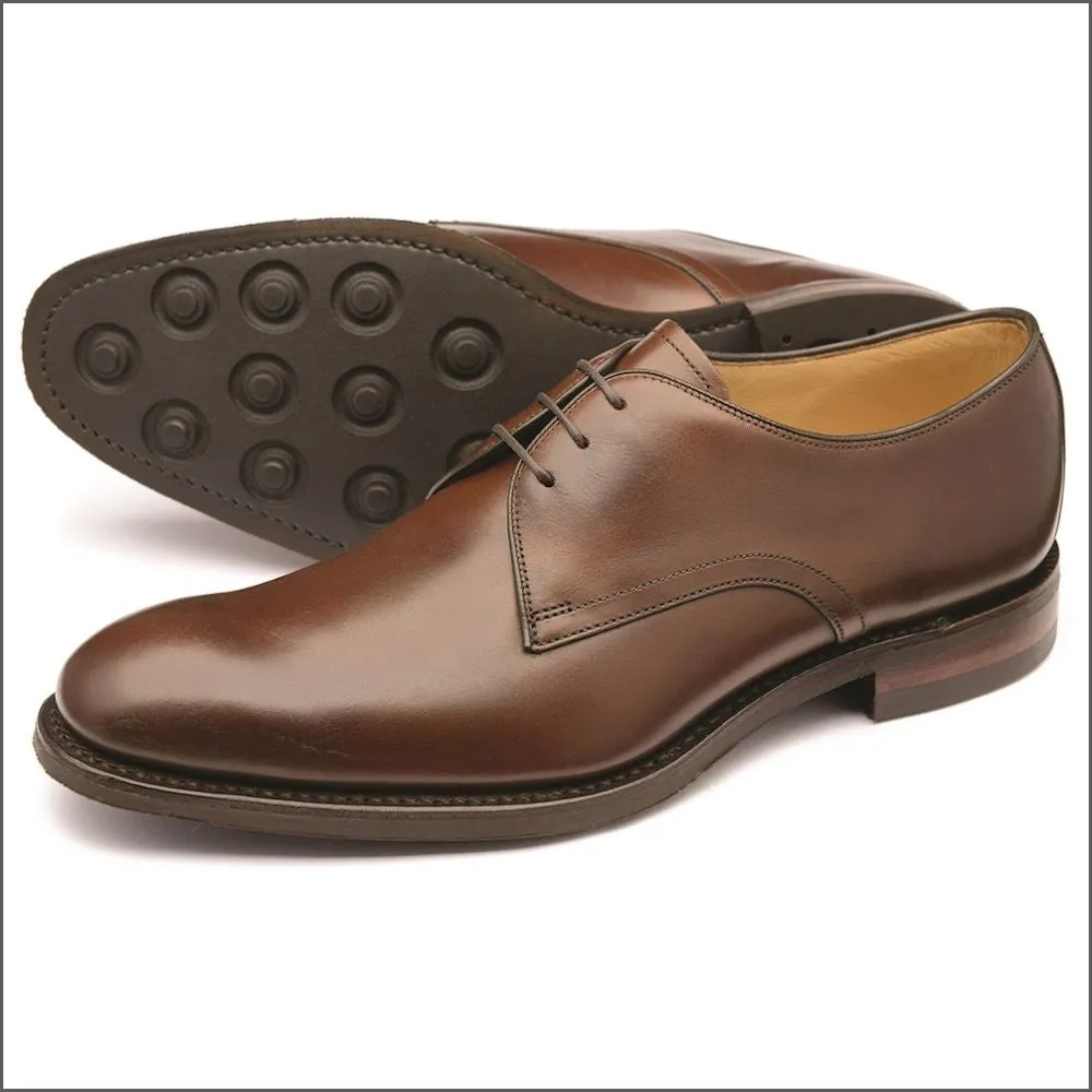 Loake Gable Brown Contemporary Plain Tie Shoe Size 8.5 & 12 Only**