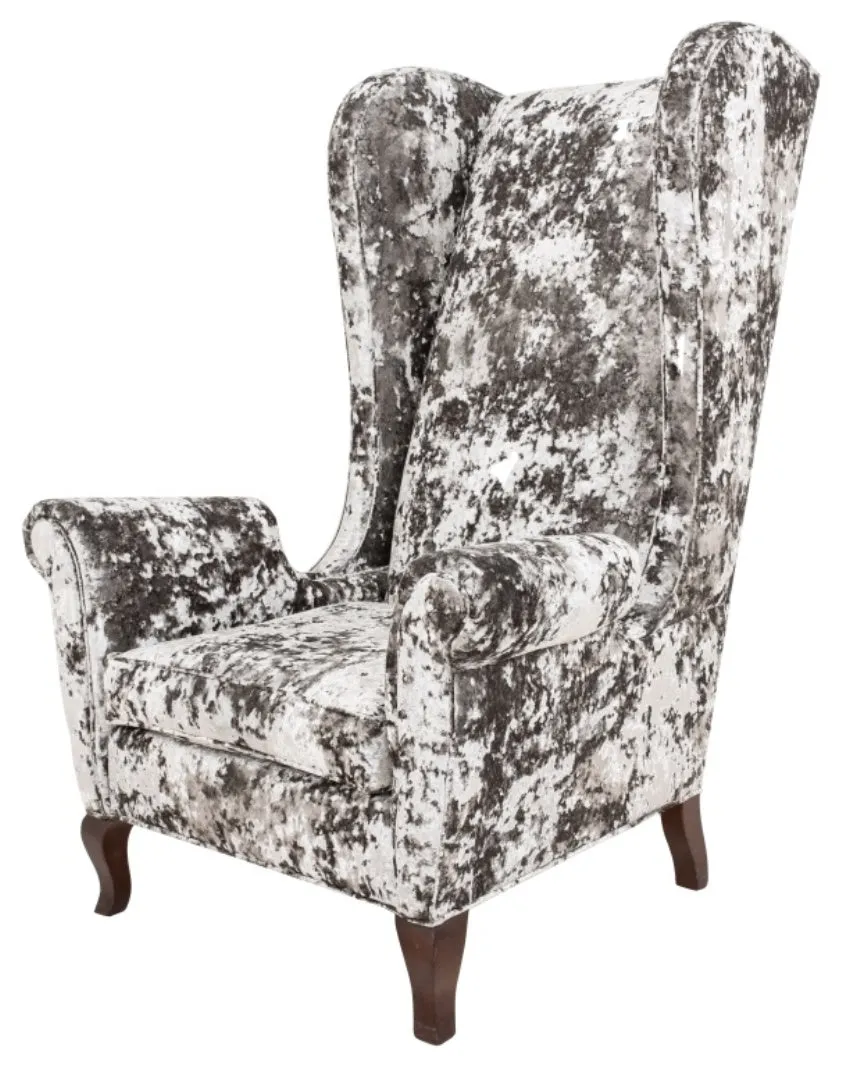 Louis J. Solomon Upholstered Lounge Wing Chair