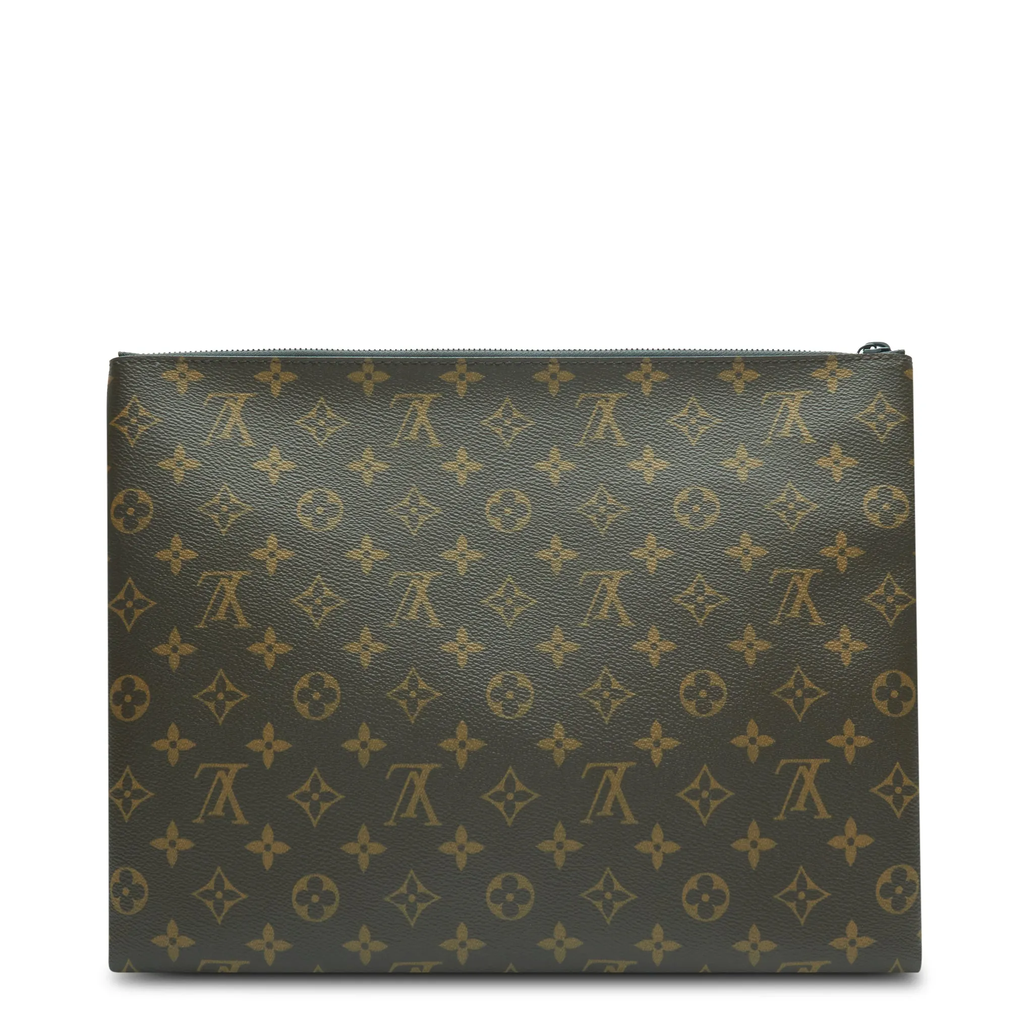 Louis Vuitton Monogram A4 Pouch Brown