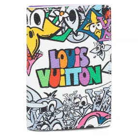 Louis Vuitton Monogram Comics Purple Pocket Organiser