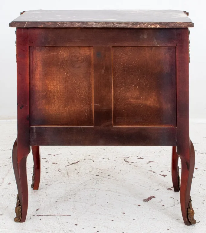 Louis XV Style Parquetry Two Drawer Commode