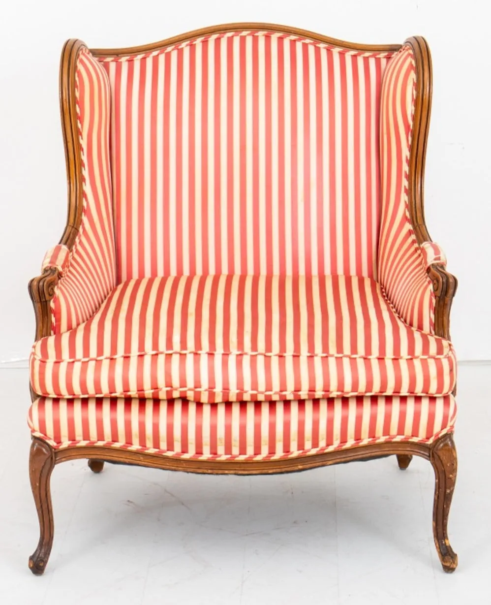 Louis XV Style Wingchair or Bergere