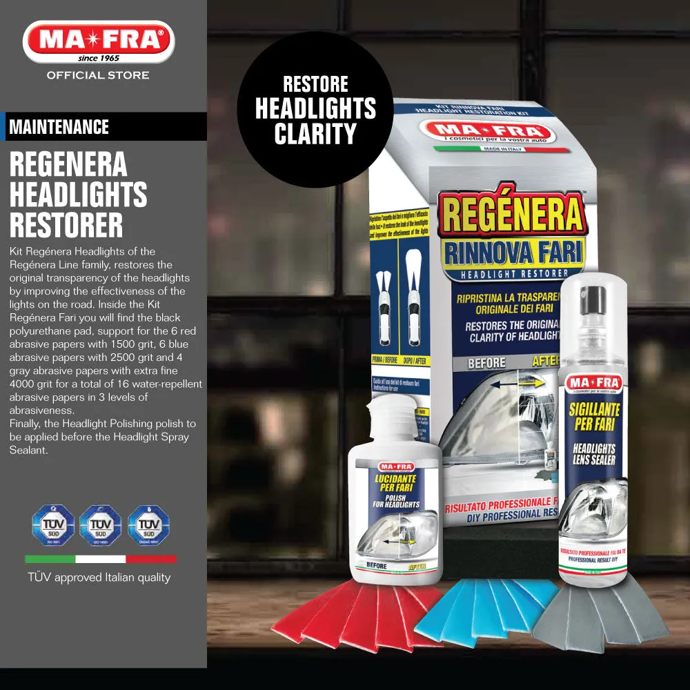 Mafra Regenera Headlights Restorer