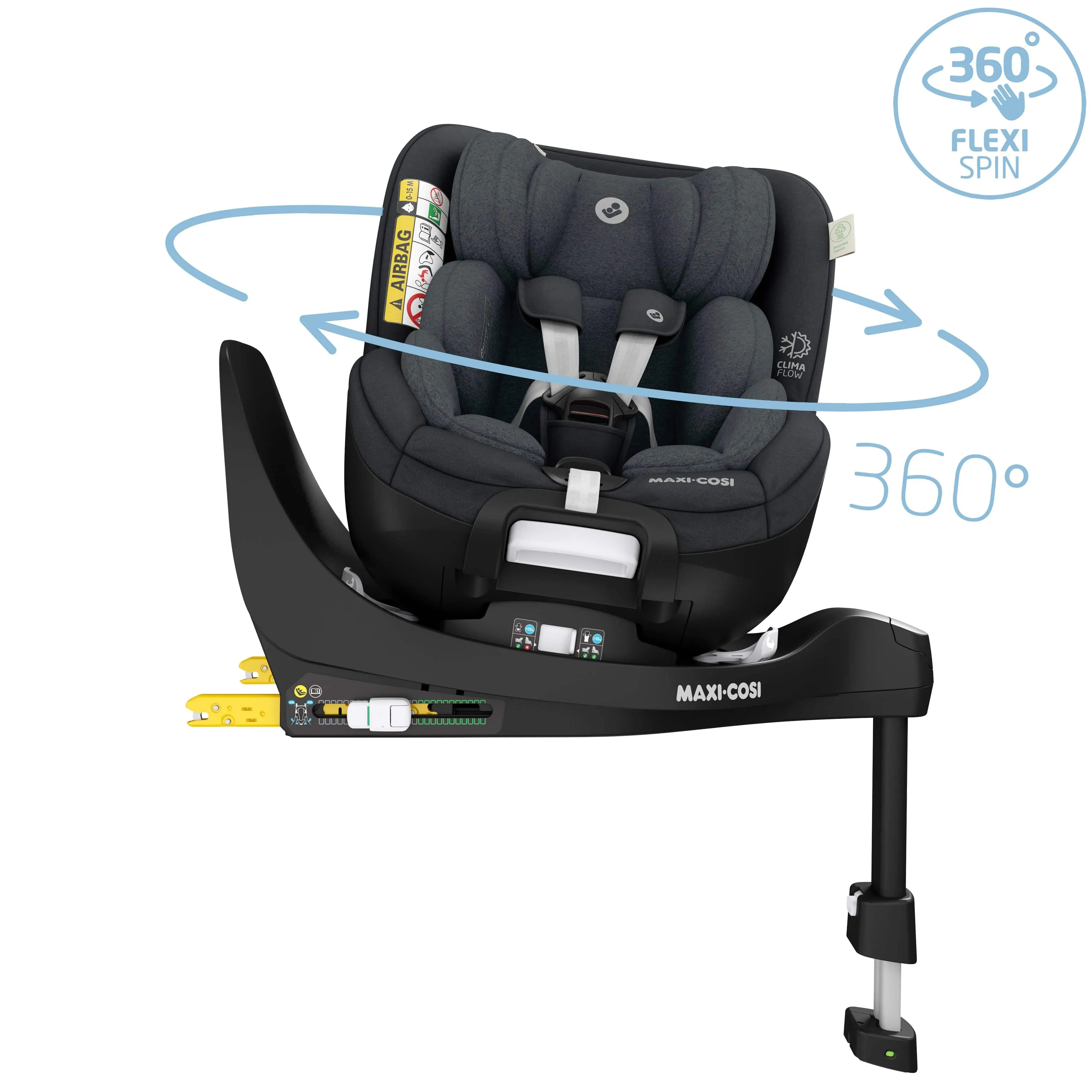 Maxi Cosi Mica Pro ECO i-Size Car Seat - Authentic Graphite