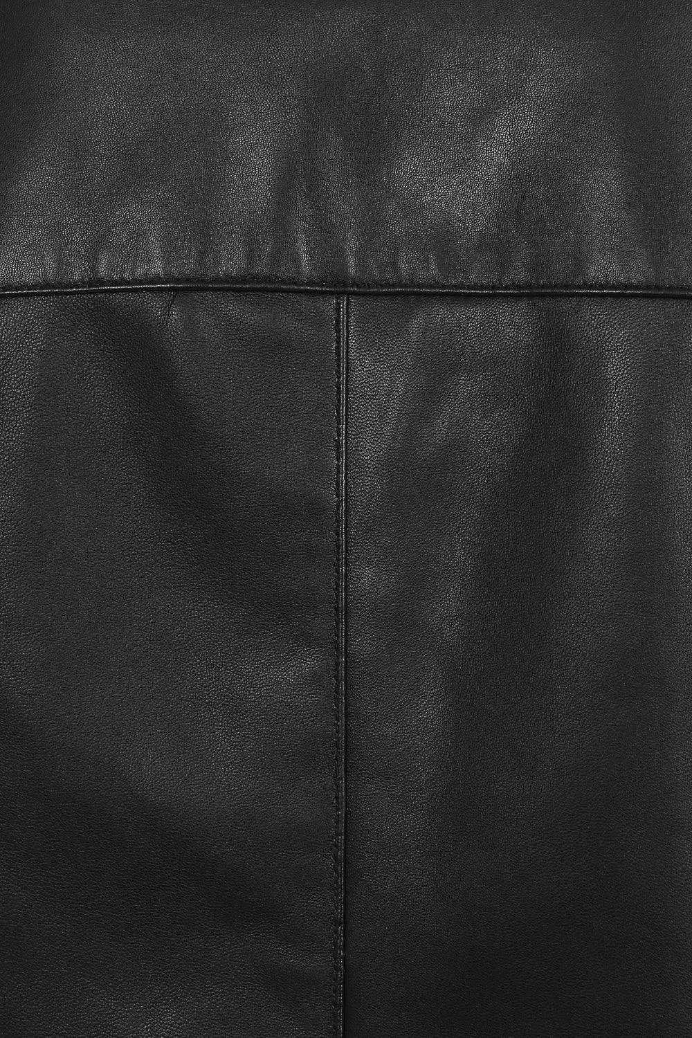 Men's Black Real Leather Classic Jacket - 'BILLY'