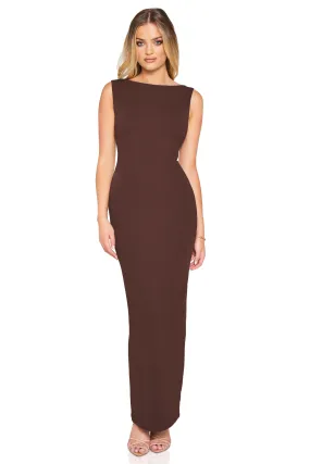 Nookie Bliss Maxi Dress - Mocha