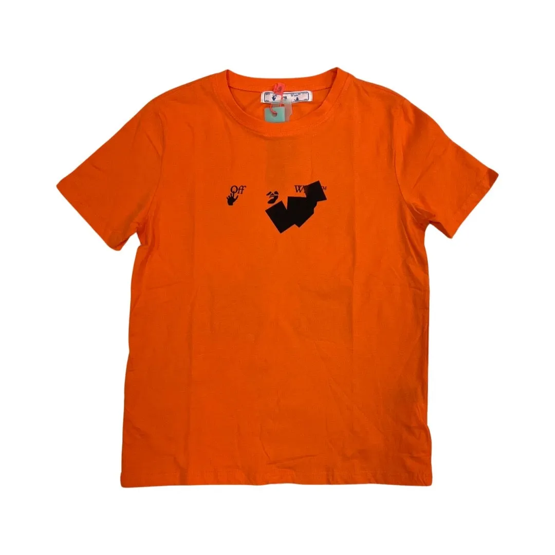 Off White Dash Arrow Orange Tee