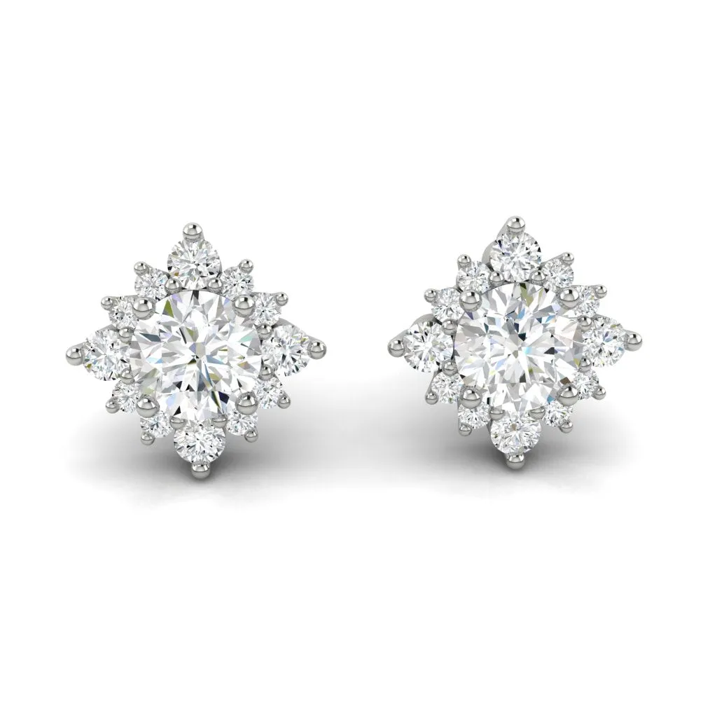 Paula Earrings Lab Diamond