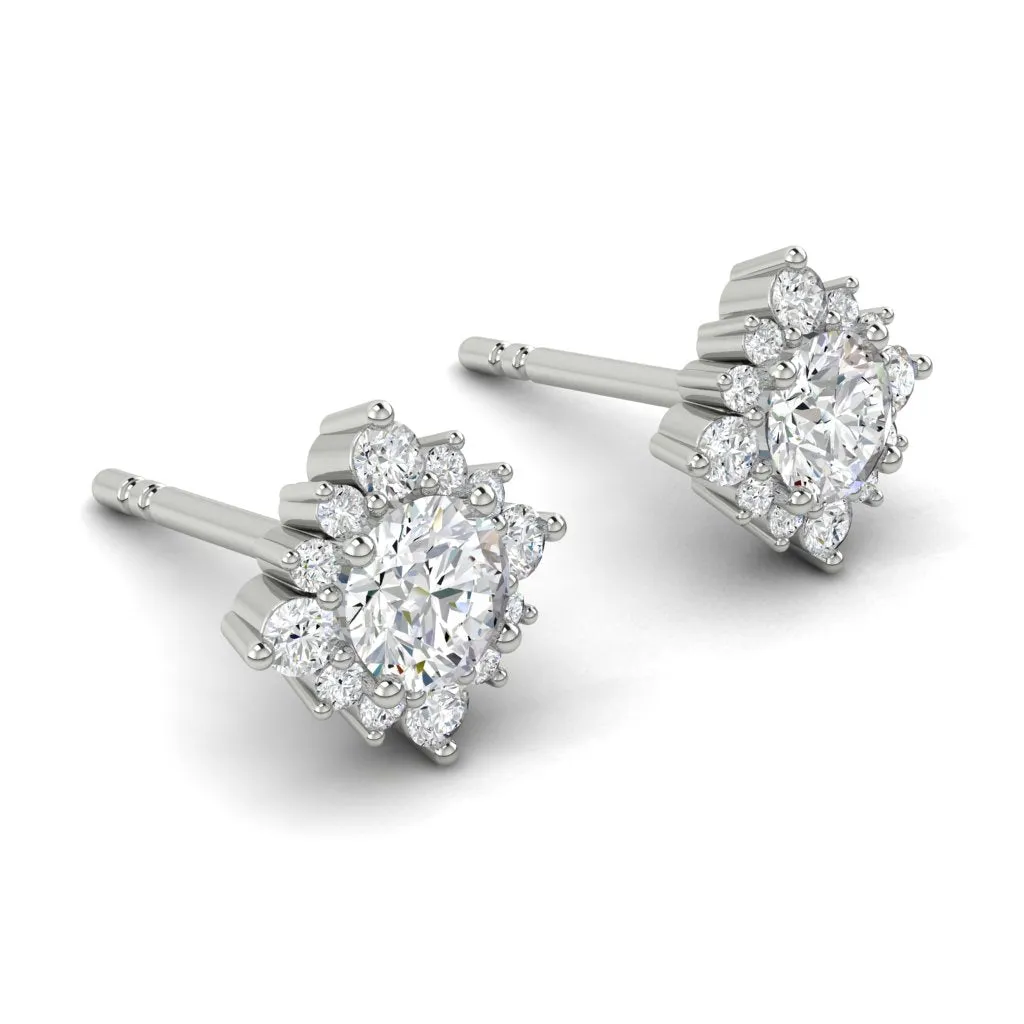 Paula Earrings Lab Diamond