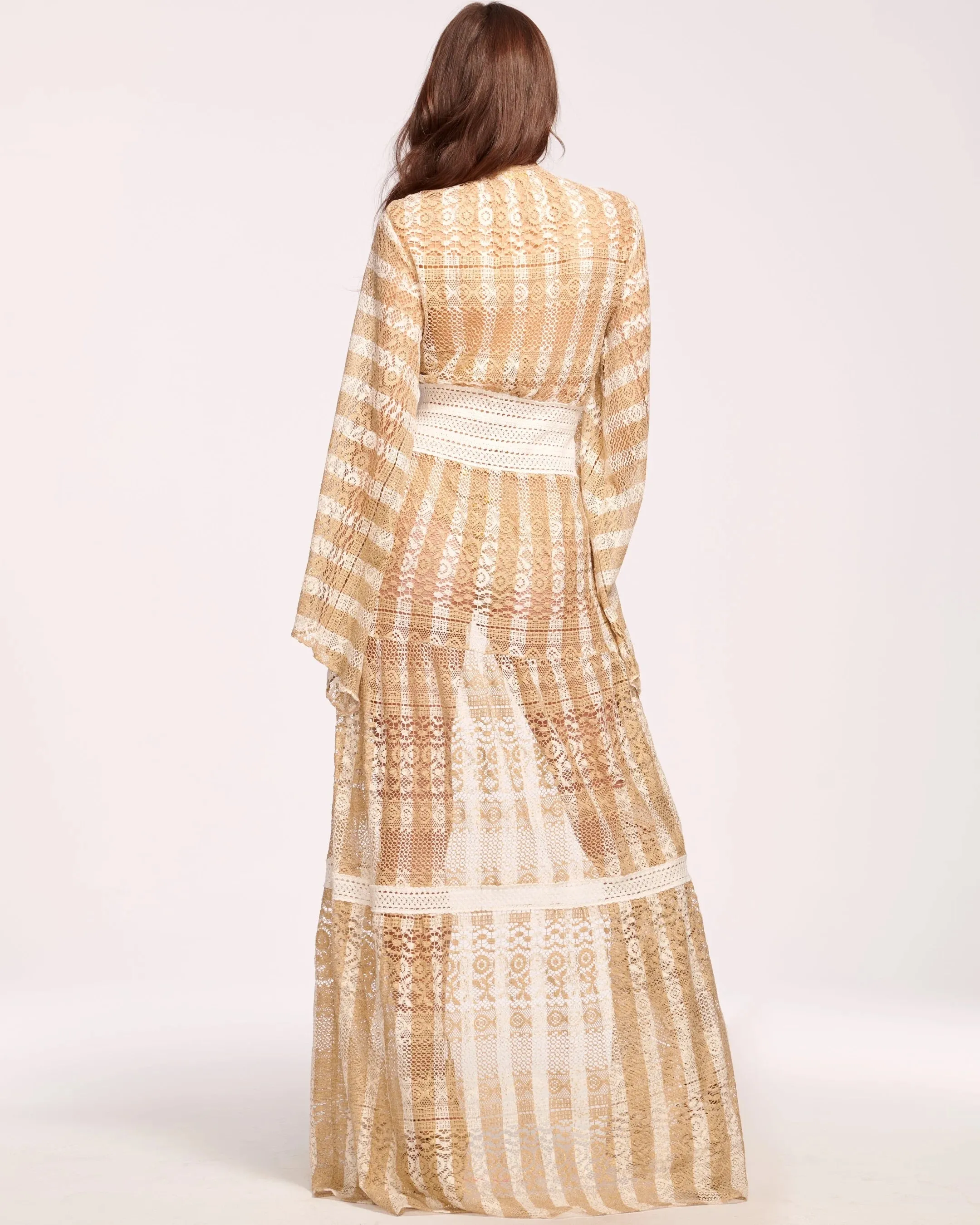 Ramy Brook - Manu Dress - Dune/ Ivory