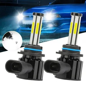 SMAXPro™ HIR2 LED Headlight Bulbs Kit: 9012, 6-sides, Hi-Low Beam, 6500K XBright