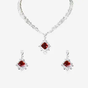 Spectacular Formal Cubic Zirconia Necklace and Earring Jewellery Sets